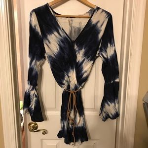 Tie dyed romper